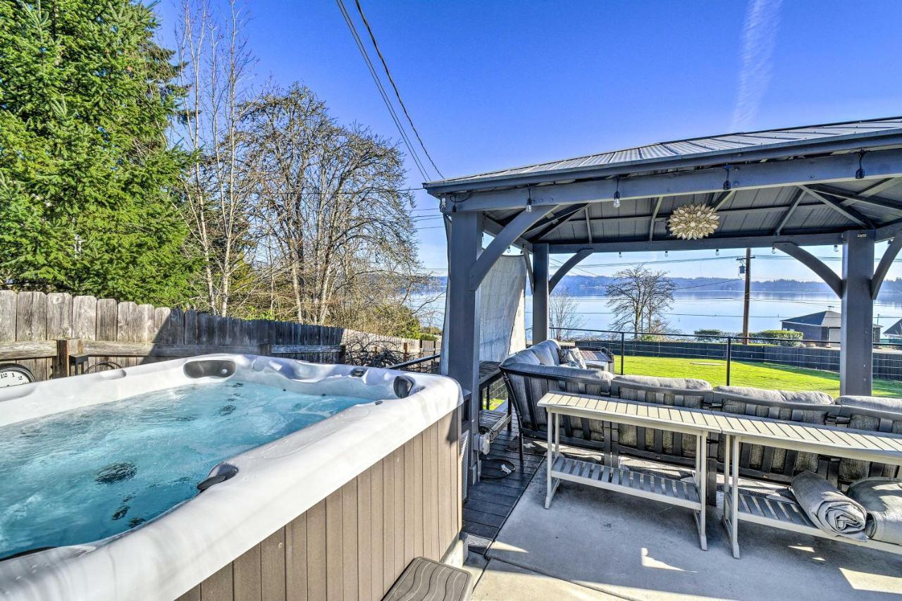 Puget Sound Cabin With Hot Tub And Water Views! Bremerton Exteriör bild