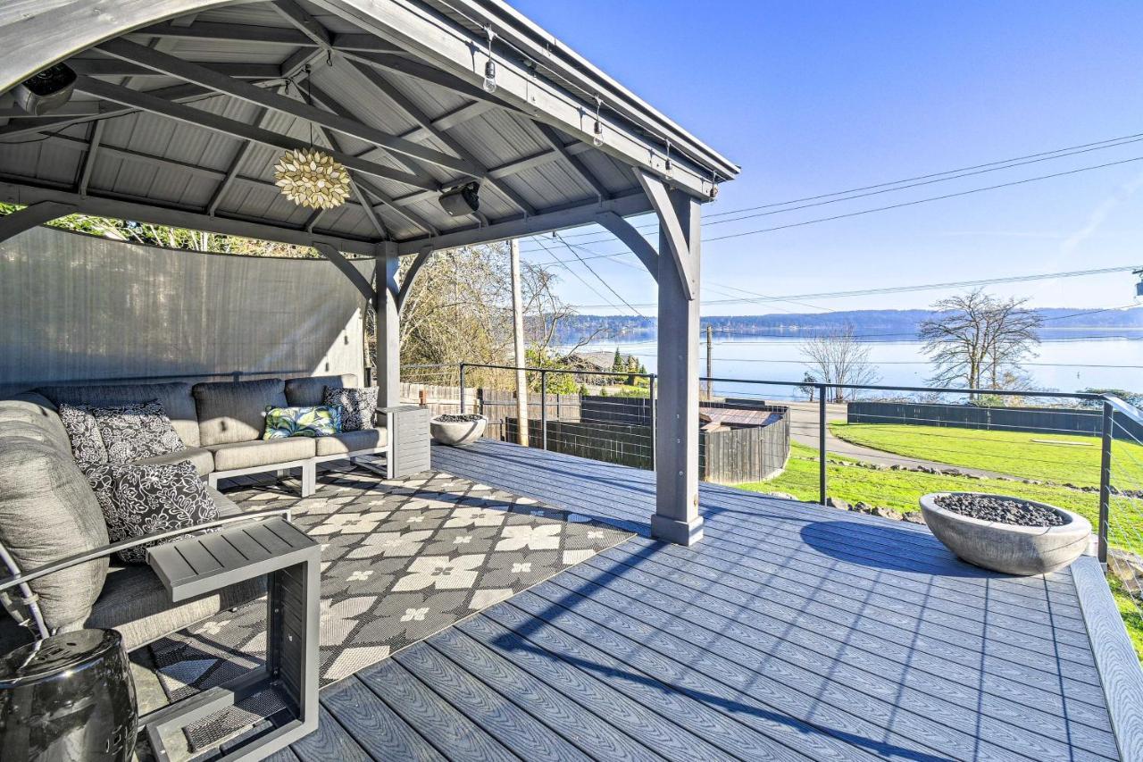 Puget Sound Cabin With Hot Tub And Water Views! Bremerton Exteriör bild